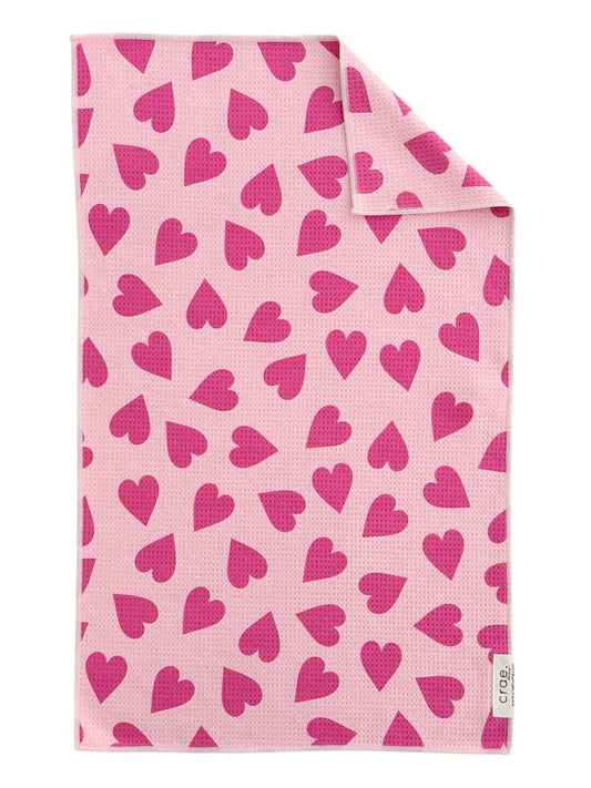 Pretty In Pink: Double-Sided Hand Towel