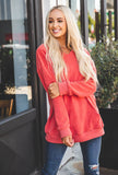 Soft Oversized Fleece Pullover (S, M, L)