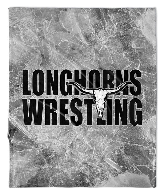 Longhorns Wrestling Blanket