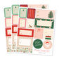 Christmas Morning Sticker and label sheet set