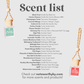 Car Diffusers | Core Scents: No Mylar Bag (You are hanging your product) / Getaway Car