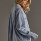 Lt. Blue Super Soft Button Up