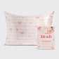 Satin Pillowcase in Striped Bows