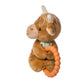 Hetty Highland Cow Teether Rattle