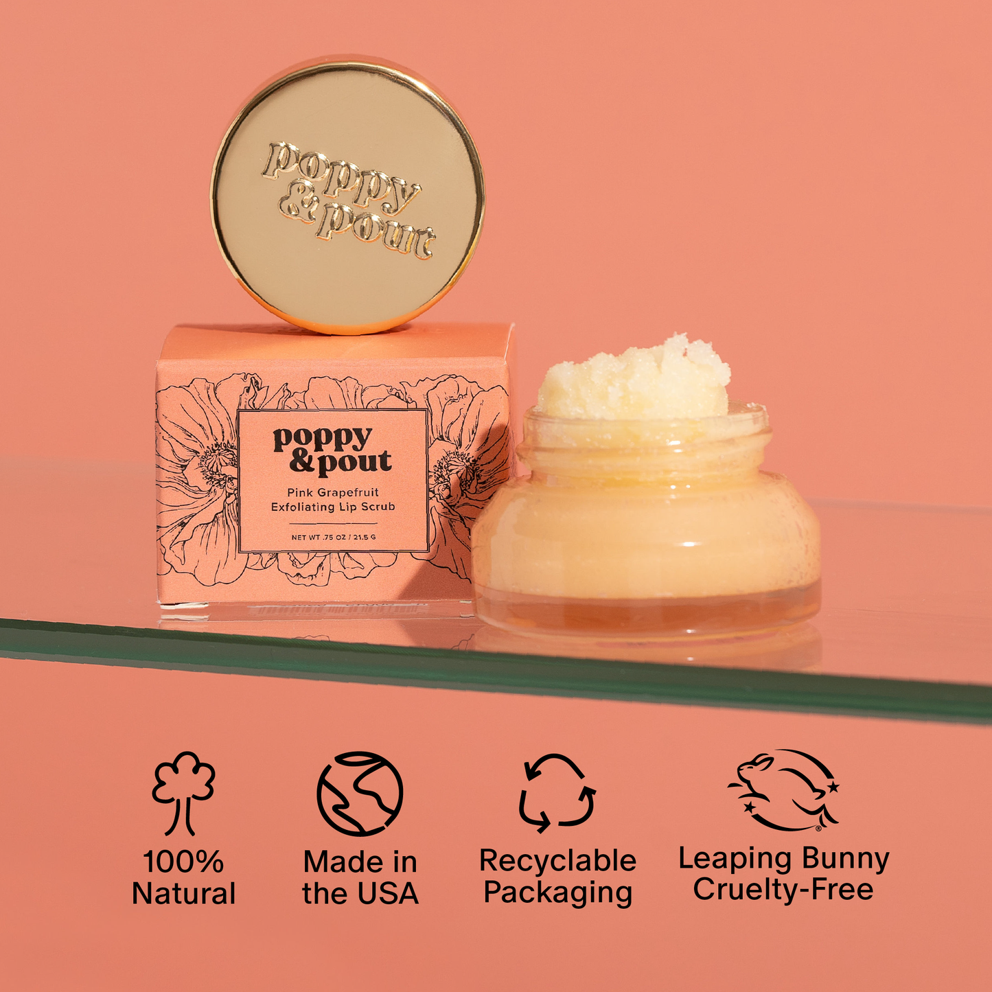 Lip Scrub, Pink Grapefruit