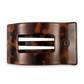 Flat Rectangle Hair Clip | Large | Tortoise