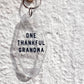 THANKFUL GRANDMA - Clear Vintage Motel Keychains 