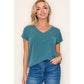 V NECK MODAL JERSEY KNIT TOP