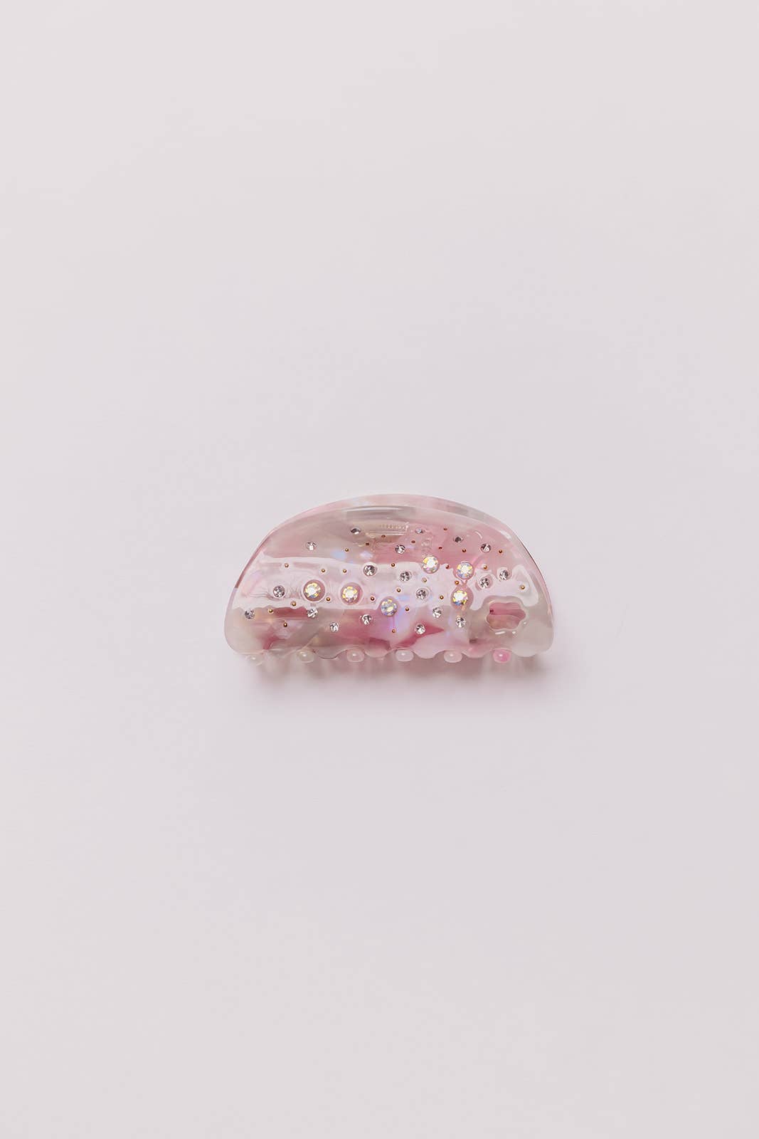 GLITTER RHINESTONE MIDI HAIR CLAW — 4 COLORS