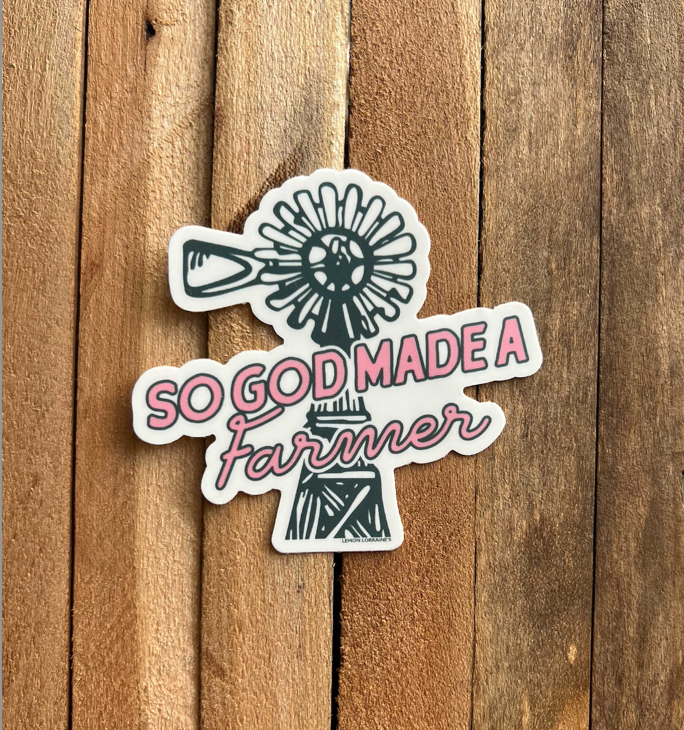 SO GOD MADE A FARMER - Sticker  