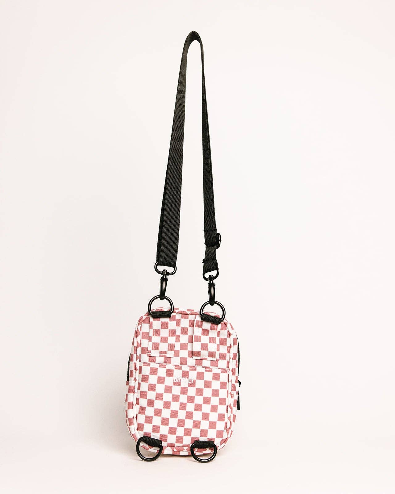 Pink Checkmate Crossbody Sling