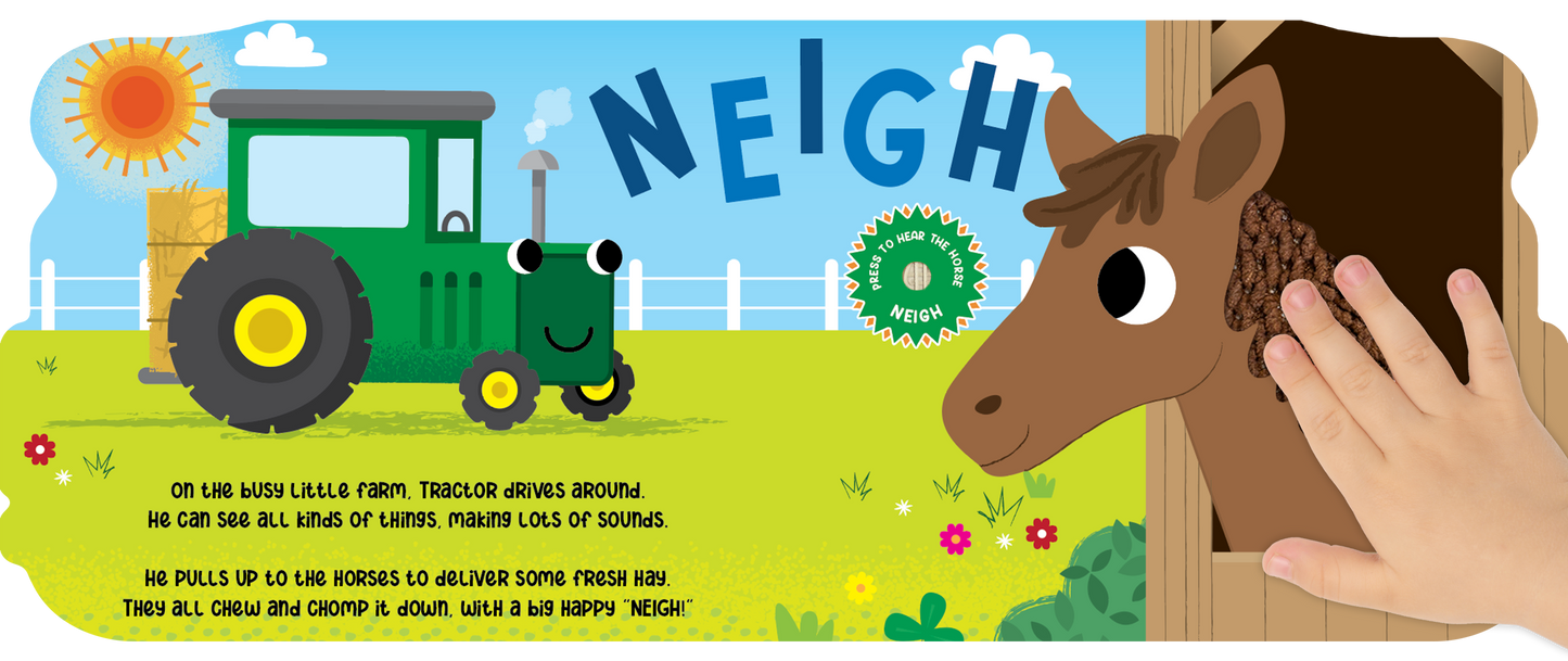Busy Tractor and Farm Friends - Touch & Feel Sound Book