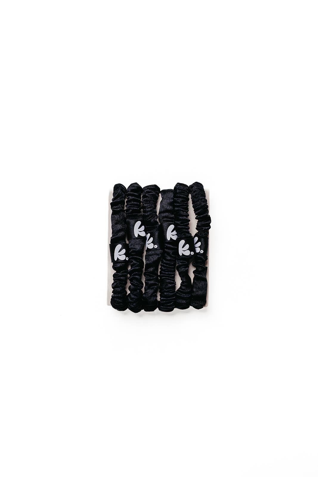 SKINNY SLEEP SCRUNCHIE 6-PACK — SATIN, HAIR-FRIENDLY