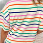 Striped Boxy Fit Knit Top (M, L)
