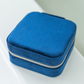 Eloise Velvet Travel Jewelry Box Case Organizer with Mirror