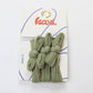 Nylon Bow Slick Back Hair Ties
