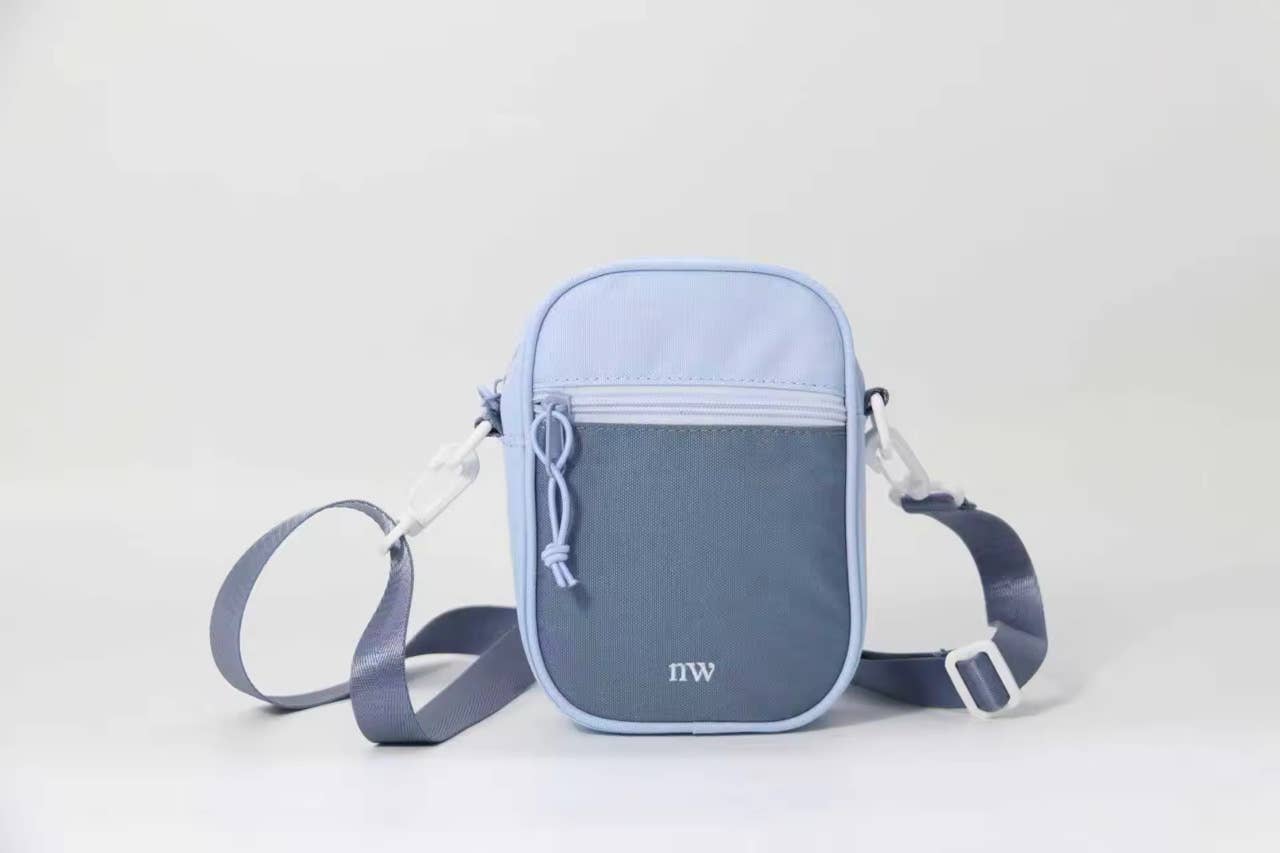 Crossbody Bag | Duo-Tone Blue
