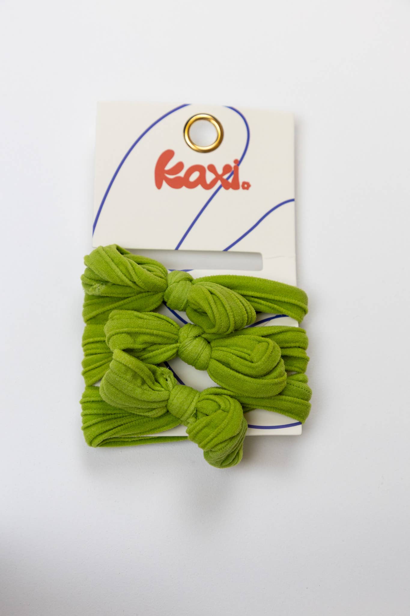 Nylon Bow Slick Back Hair Ties