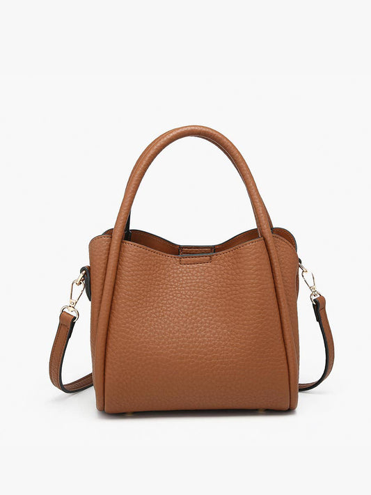 Ruby Satchel w/ Handles - Brown