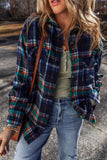 Plaid Button Up Shacket