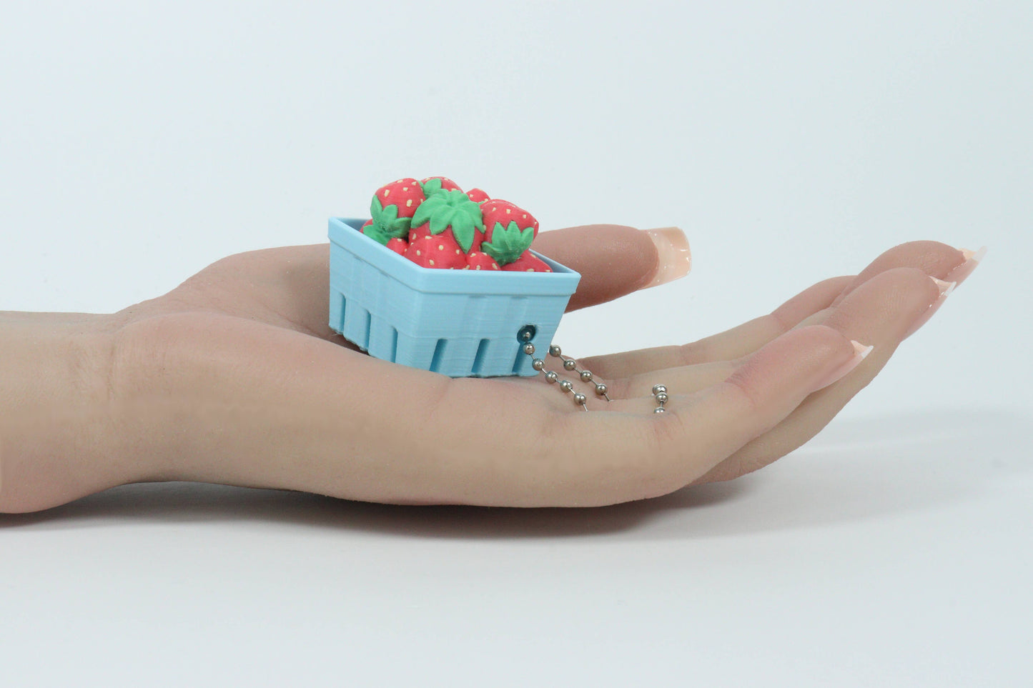 Strawberry Pint Click Fidget (Silent or Loud)