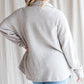 Waffle Knit Button Shirt - Plus Top (3X)