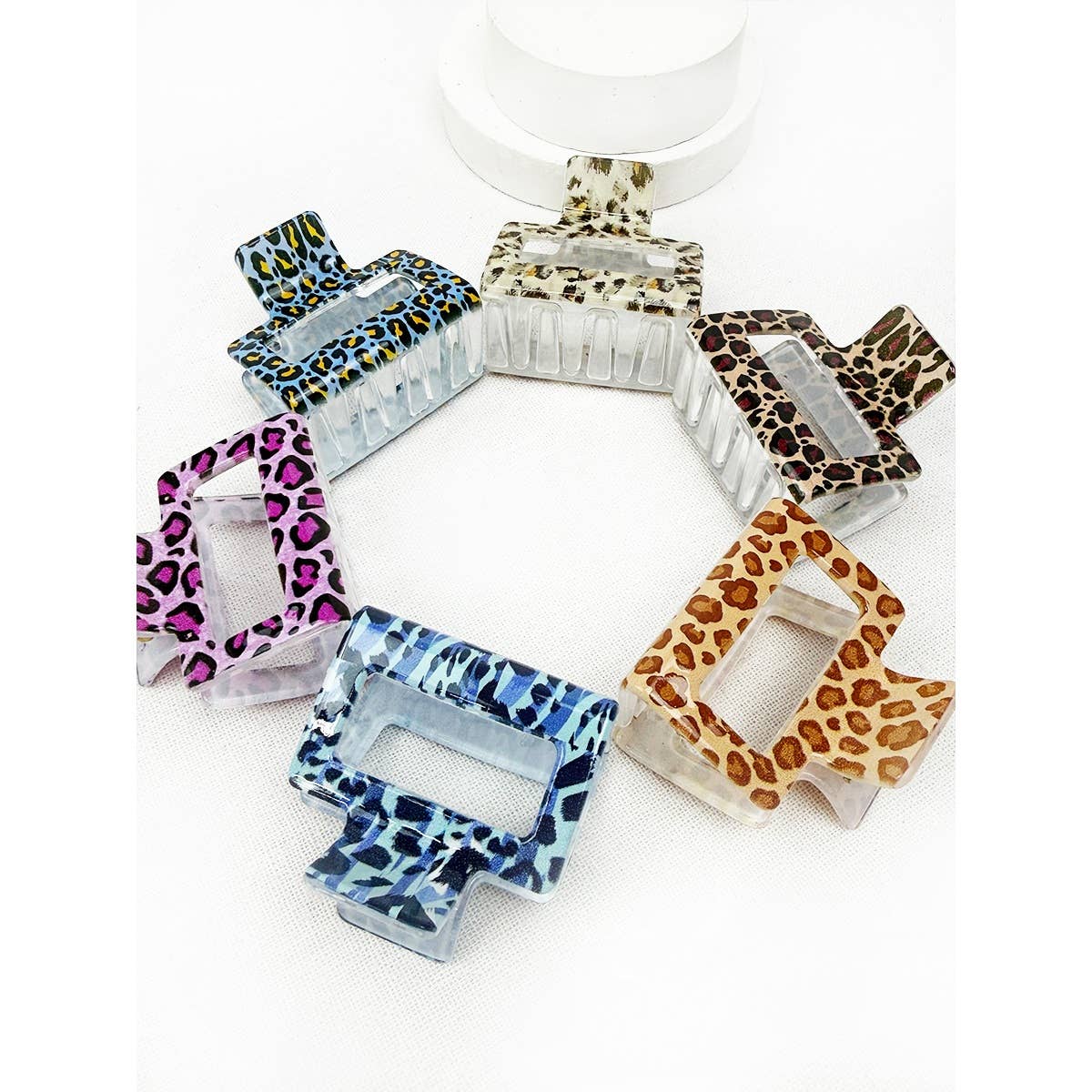 Leopard Claw Clip - Medium