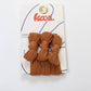 Nylon Bow Slick Back Hair Ties