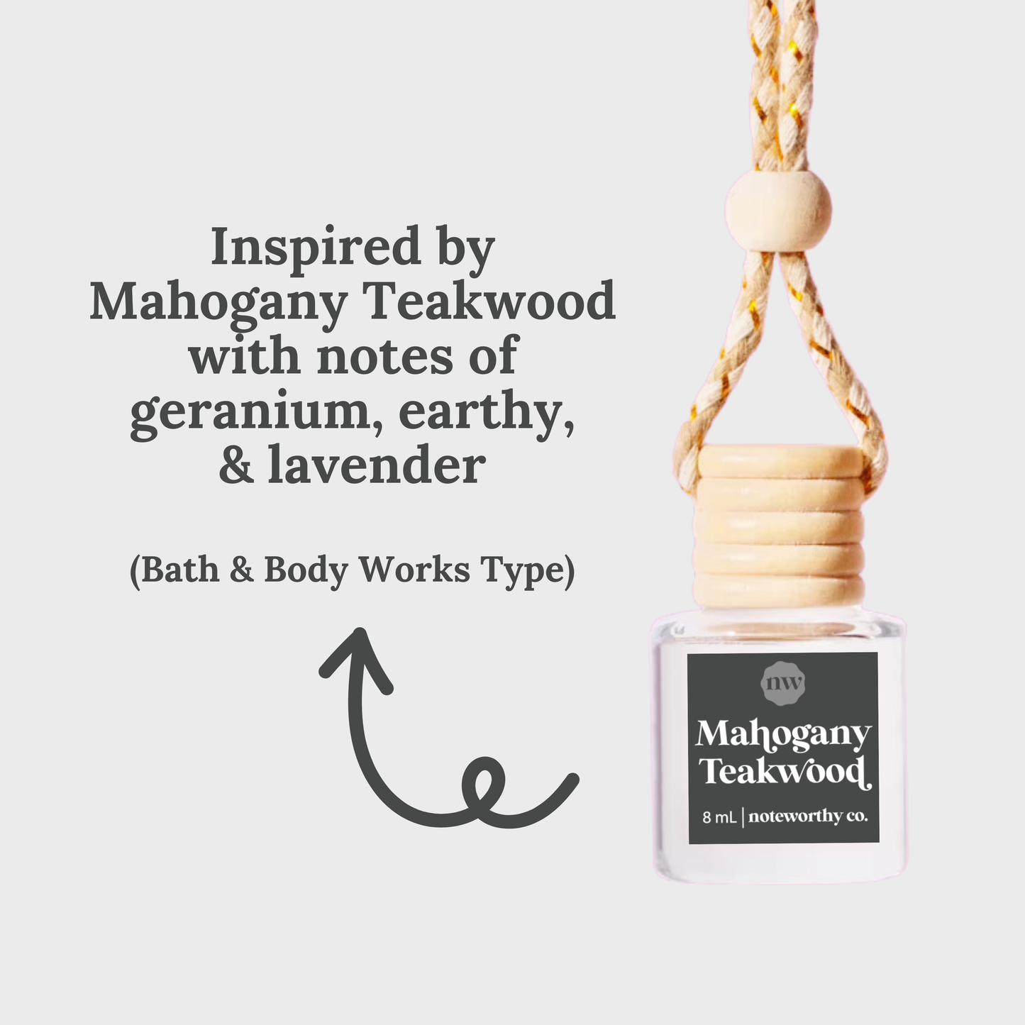 Car Diffusers | Core Scents: No Mylar Bag (You are hanging your product) / Getaway Car
