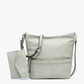 Whipstitch Hobo Bag w/ Wristlet