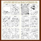 Dinosaur Stocking Stuffer Activity Gift Pack for Kids