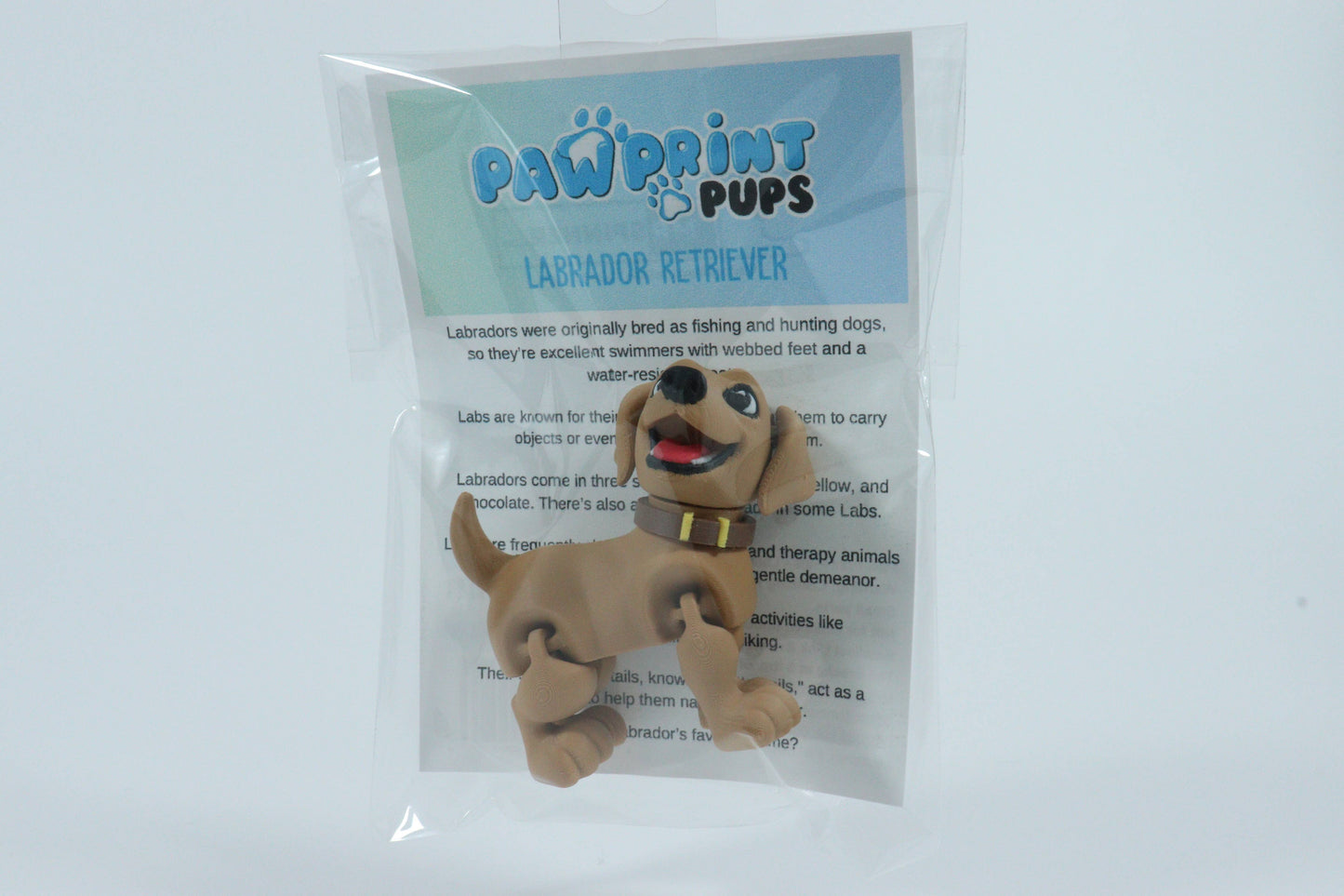 Paw Print Pups - Labrador Retriever USA Made, Fidget, Figure