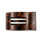 Flat Rectangle Hair Clip | Medium | Tortoise