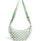 Lucky Check Crescent Bag