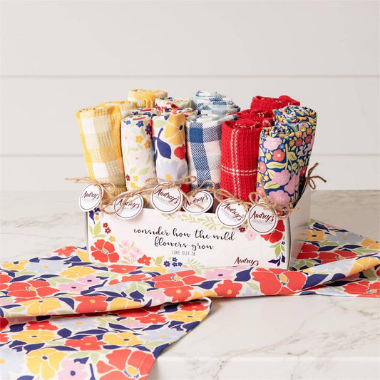 Tea Towels - Asstd Fun Florals