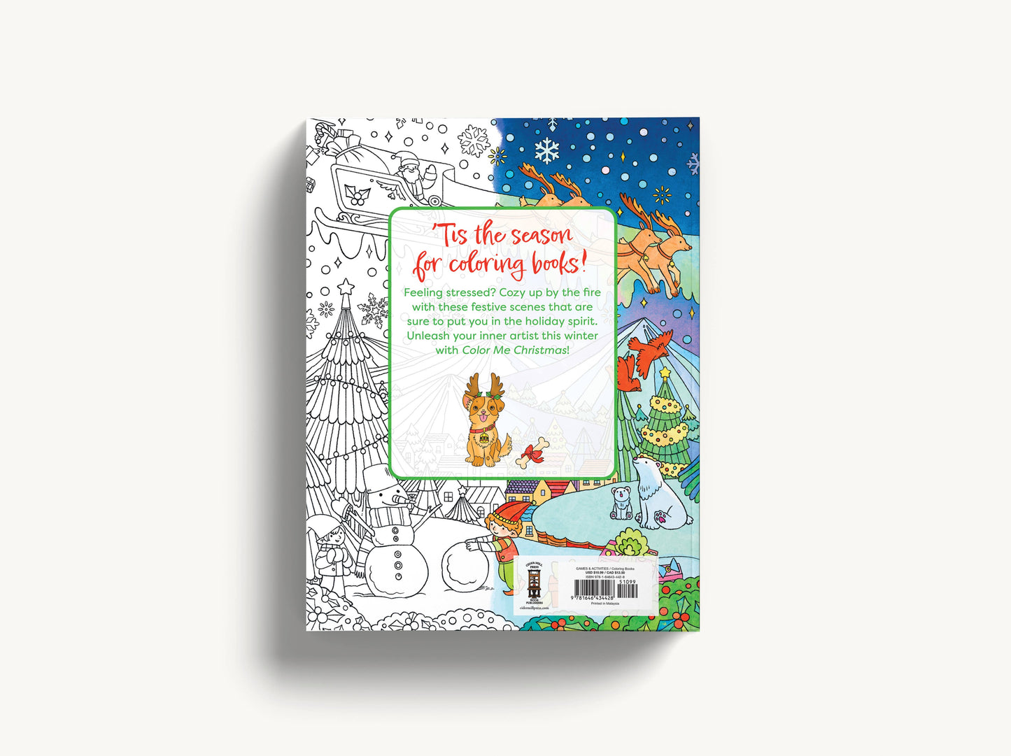 Color Me Christmas: A Festive Adult Coloring Book