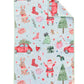 Festive Chaos: Double-Sided Hand Towel