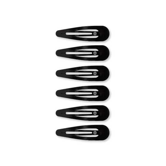 Snap Clip | Jet Black | 6 Count