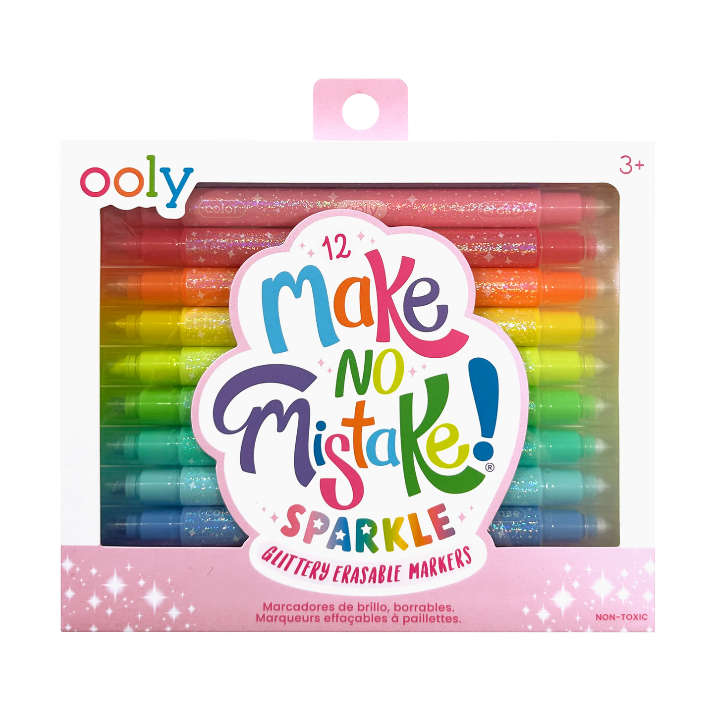 Glittery Erasable Markers