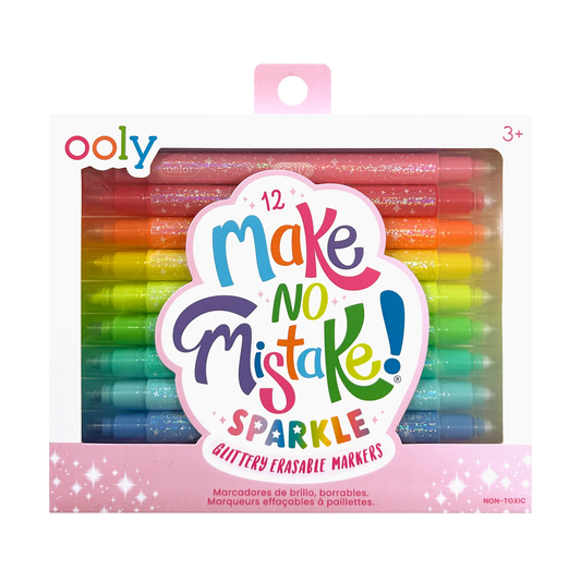 Glittery Erasable Markers