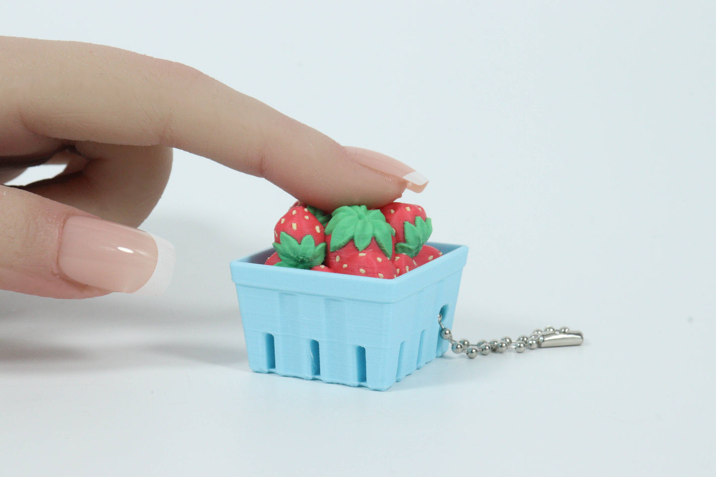 Strawberry Pint Click Fidget (Silent or Loud)