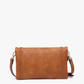 Whipstitch Crossbody w/ Tassel Zip