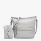 Whipstitch Hobo Bag w/ Wristlet