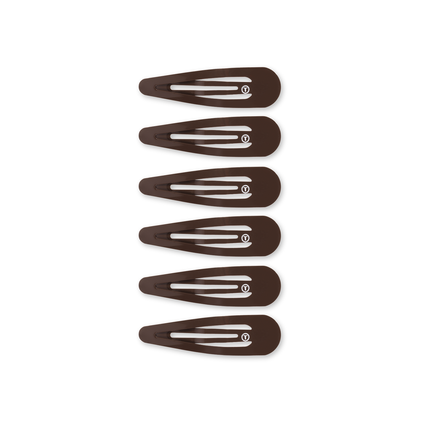 Snap Clip | Brown | 6 Count