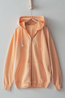 OVERSIZED VINTAGE ZIP UP HOODIE