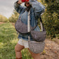 Gray Crescent Bag