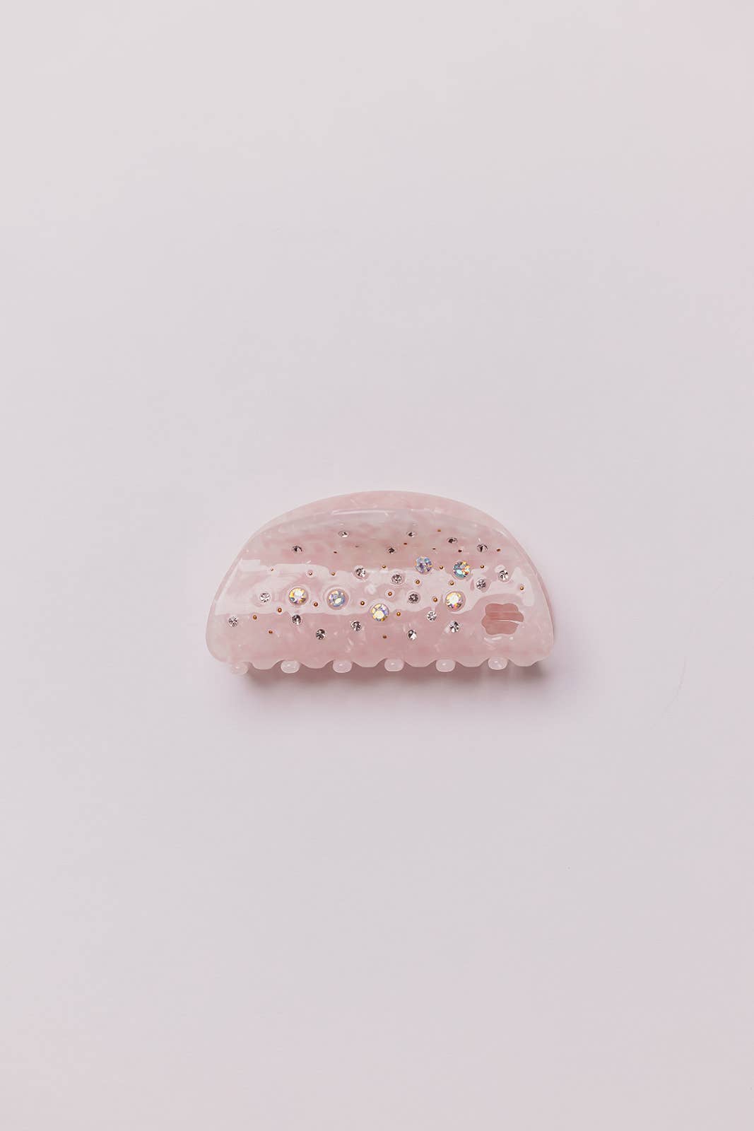 GLITTER RHINESTONE MIDI HAIR CLAW — 4 COLORS