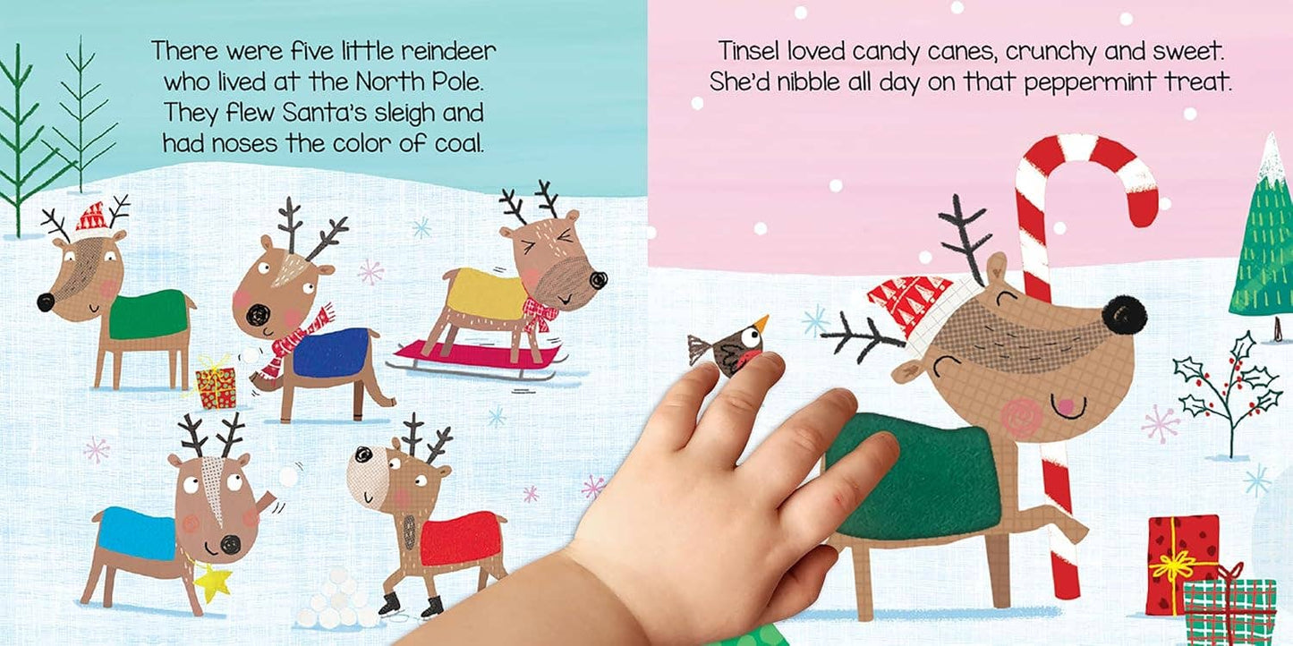 Five Little Reindeer - A Touch-and-Feel Christmas Story
