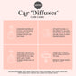 Car Diffusers | Core Scents: No Mylar Bag (You are hanging your product) / Getaway Car