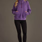 Dk. Purple Quarter Zip Sweatshirt